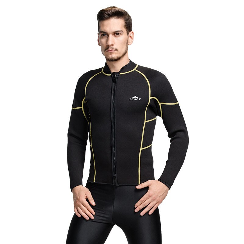 3 MM Neopreen Wetsuit Jas Hoge Stretch Duiken Jass... Grandado