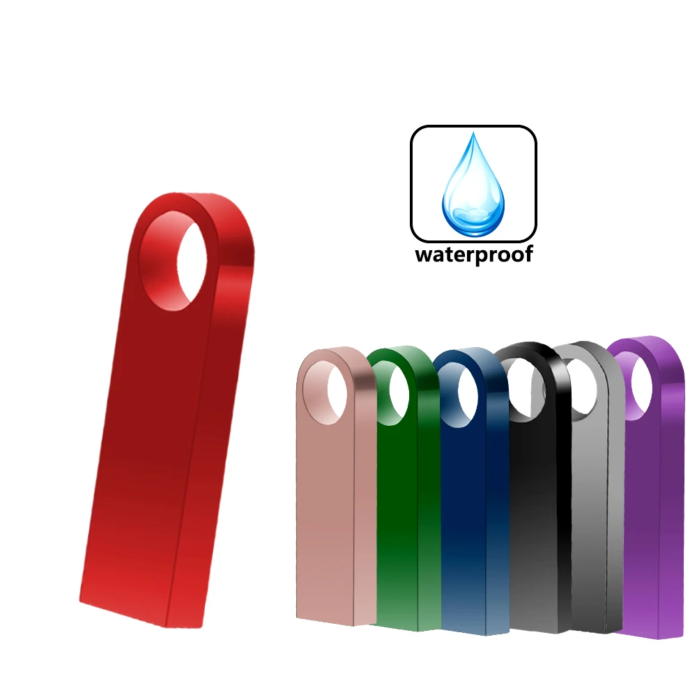 Hochgeschwindigkeits-USB-3. 0-Flash-Laufwerke 64GB Metall schwarz 32GB USB-Stick 16GB wasserdichter Memory-Stick kostenlos Schlüssel anhänger Geschäft u Disk