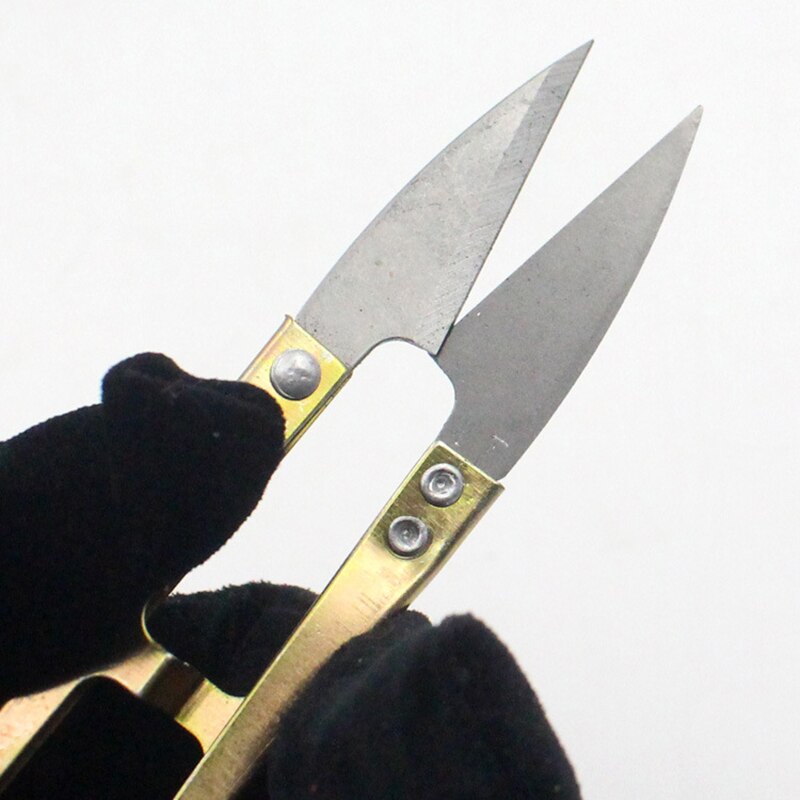 1Pcs Steel U Super-Sharp Shape Trimming Sewing Scissors For DIY Jewelry Making Cutter Wire Jewelry Tools