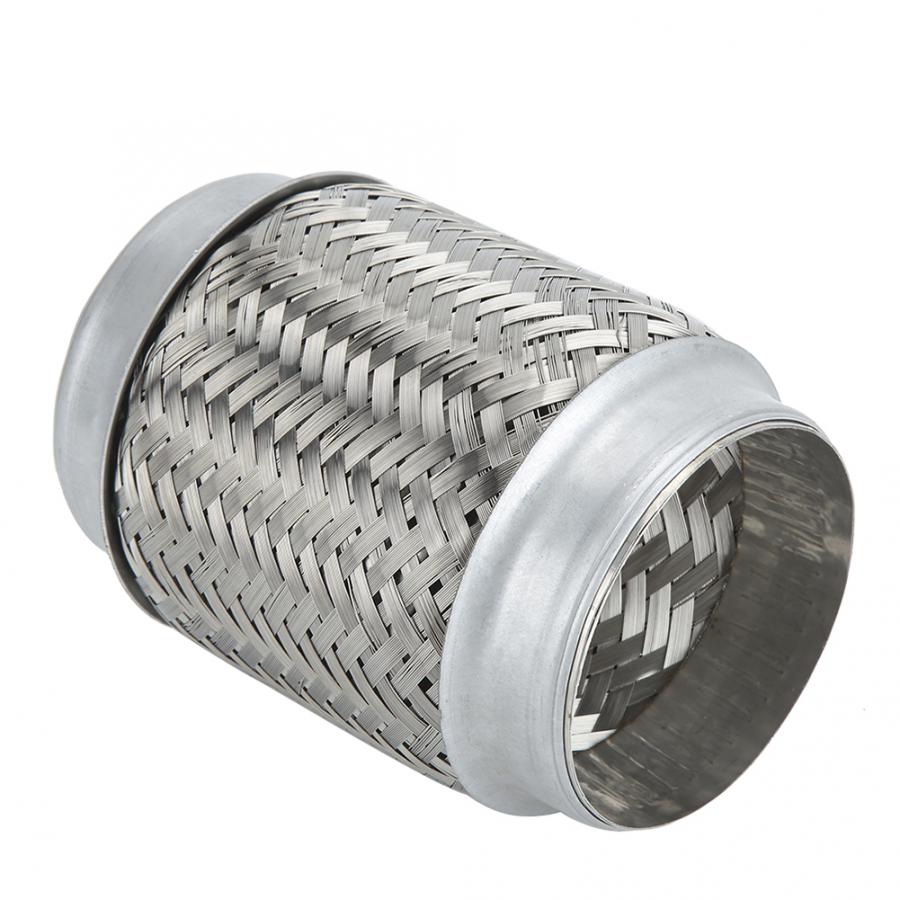 Exhaust Systems 3.5 x 6in Stainless Steel Flexible Exhaust Pipe Braided Internal Corrugated Tube
