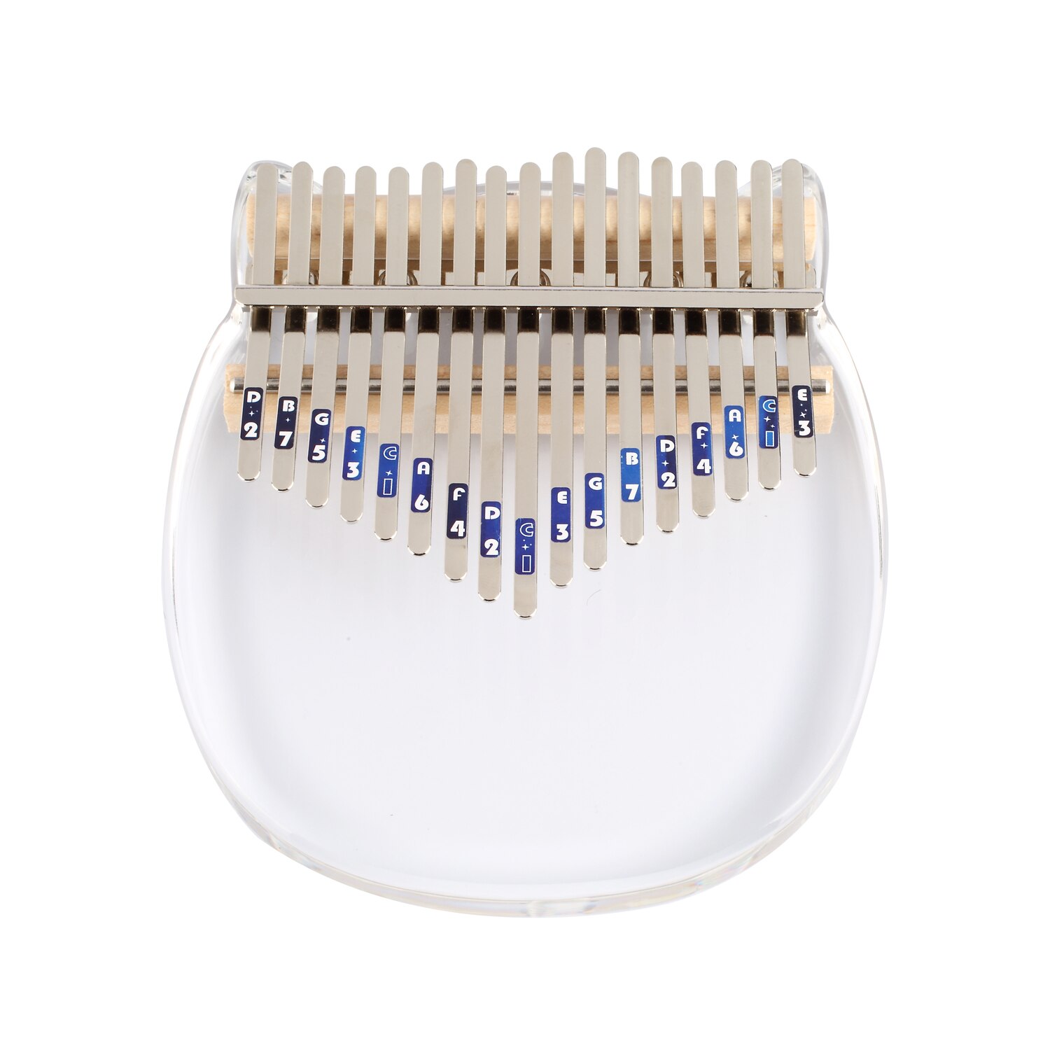 17 Keys Crystal Kalimba African Thumb Transparent Finger Piano Acrylic Kalimba Portable Musical Instrument