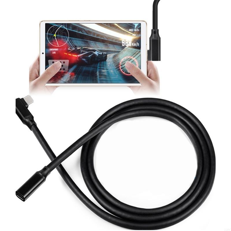 12-st extension Cable Type-c mannelijk naar vrouwelijke USB-connectorverlengingssnoer voor pc