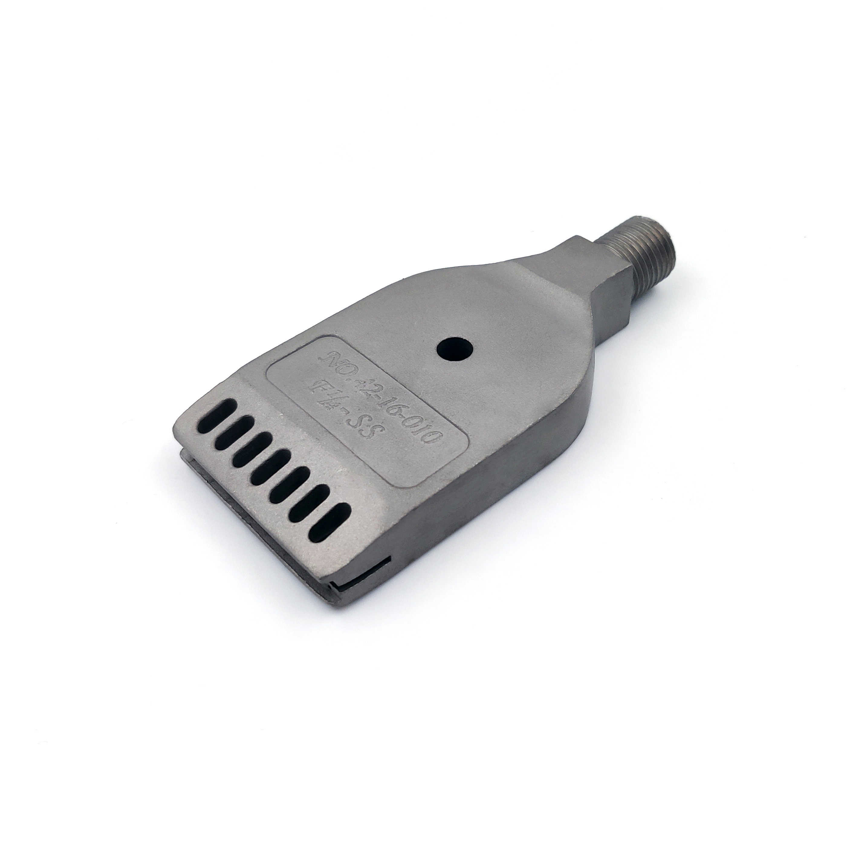 Stainless Steel 727 Blowing Nozzle Air Blower Flat Air Nozzle Air Knife 1/4'' 16 Holes Jet Clean and Blow Dry Nozzle: PURPLE
