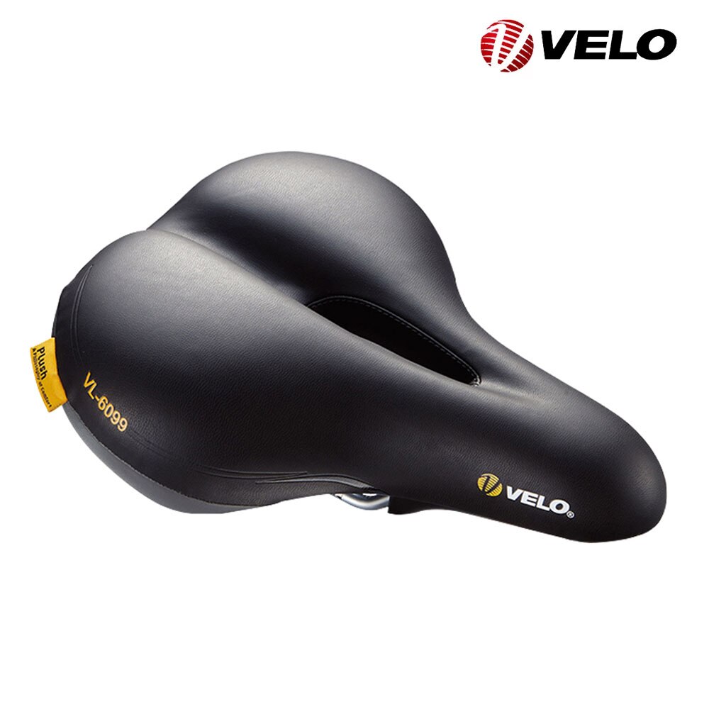VELO Soft Bicycle Saddle MTB Road bike Thickened Ball Comfortable PU Leather Bicycle Saddle Bike Seat Cushion VL-6099E: Default Title