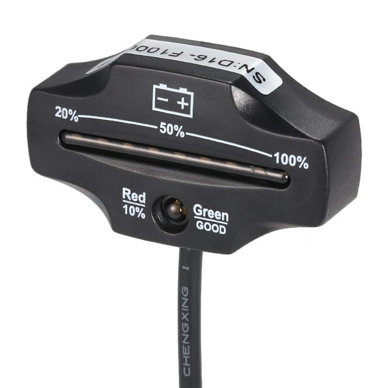 12V 24V LED Blei Säure Lagerung Batterie Anzeige Messgerät Batterie Niveau Monitor für Golf Karren Marine Motorrad Lkw gabelstapler