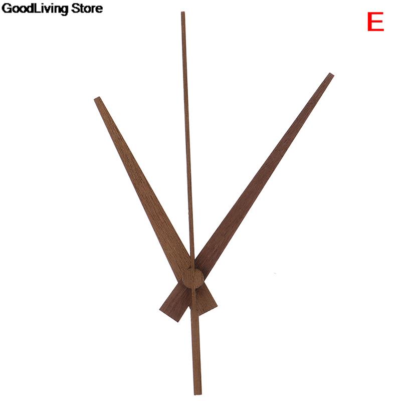 1 set Wooden pointers DIY wall clock hands 10 12 inch clock Walnut wood needle Quartz Clock replace part Accessories: E