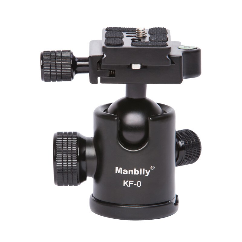 Manbily KF-0 professionale treppiede teste testa a sfera universale con piastra di montaggio veloce supporto del supporto carico a 15KG per DSLR DV camera