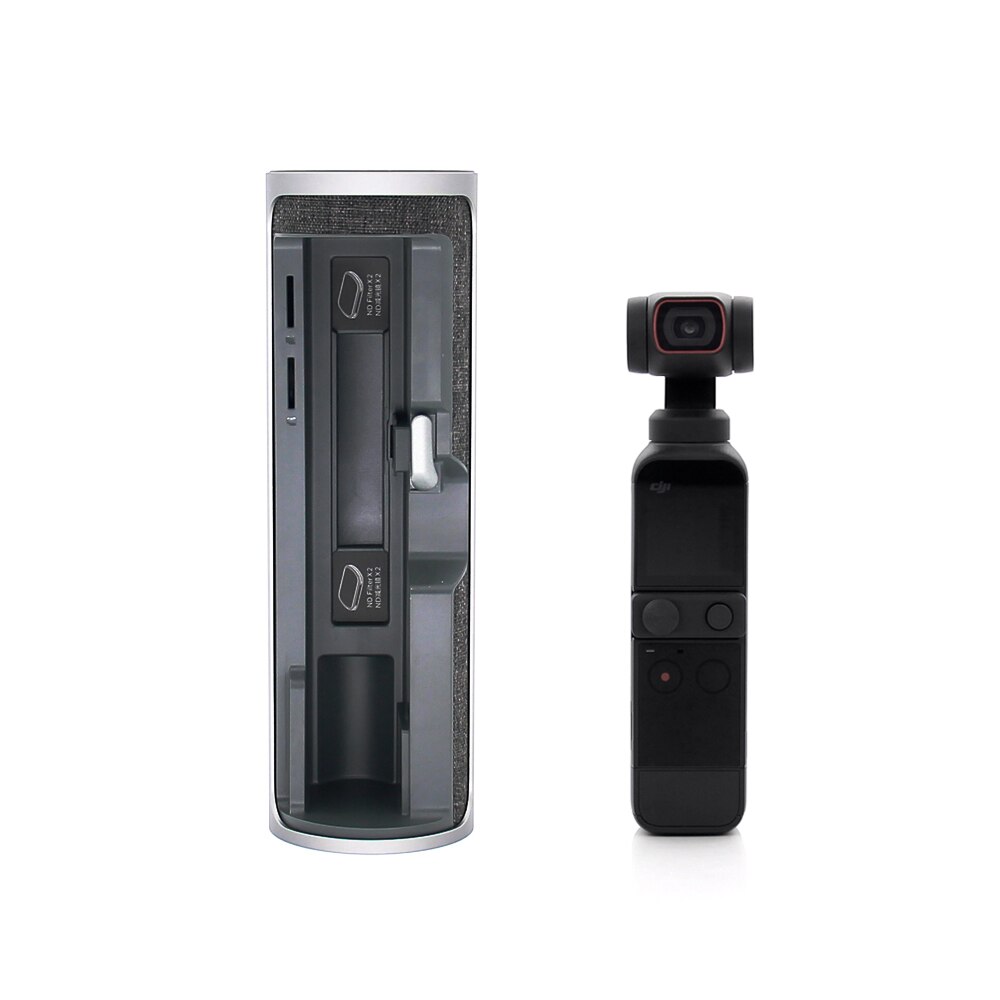 DJI Pocket 2 Charging Case DJI Pocket 2 Accessories 1500mAh Capacity with a Convenient Spin to Open &amp; Convenient Storage