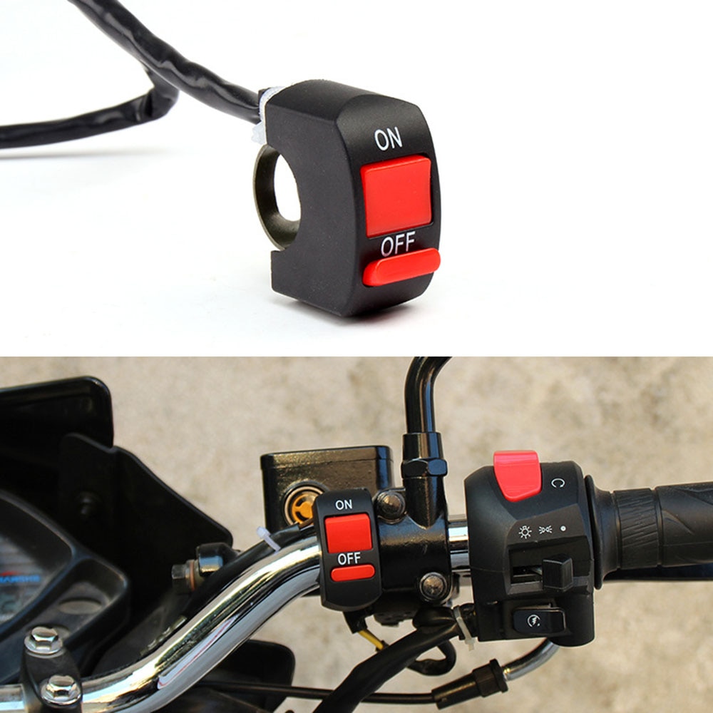 Interruptor de encendido y apagado Universal para manillar de motocicleta, 22mm, para Suzuki gs 500e, gsx 250, 6001400, 650f, rgv, 250, gsr 600, 750