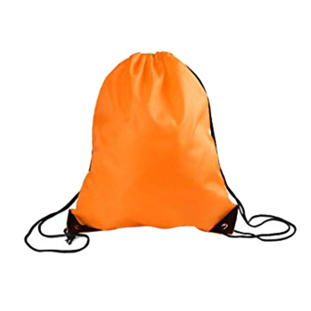 6 Pieces Drawstring Back Pack Cinch Sack Gym Tote Bag School Sport Shoe Bag #D10