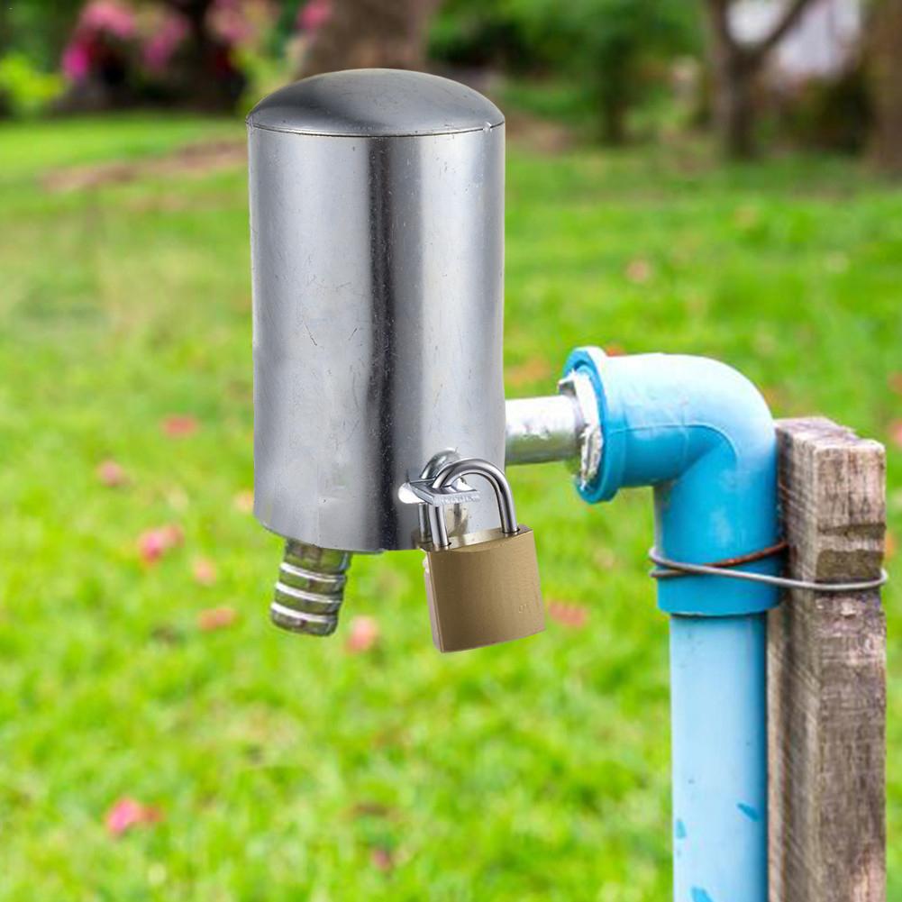 Candado antirrobo para grifo de agua, bloqueo de interruptor de agua, cerradura protectora multifunción para patio y exteriores