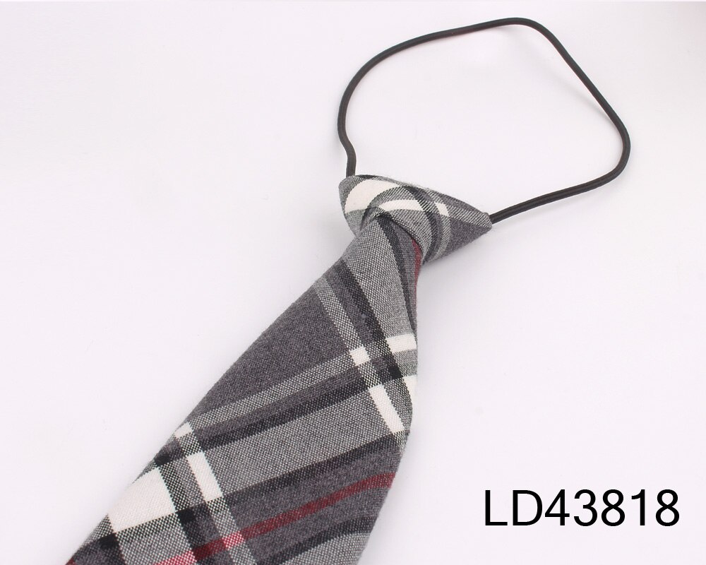 Rubberen stropdassen voor jongens meisjes mode overhemd geruite stropdas kinderen kleine stropdas eenvoudige geruite studentenstropdas voor feeststropdas Gravata: MULTI