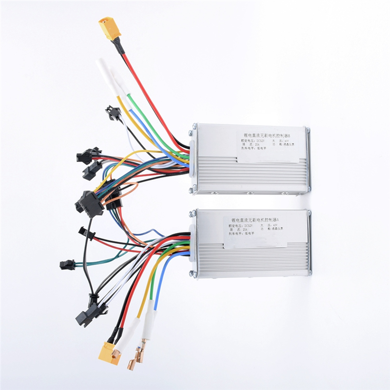 【Must-Haves】52V 25A 1200W JP Borstelloze DC Motor Elektrische Scooter Fiets Controller A + B Dual Drive Motor Controller