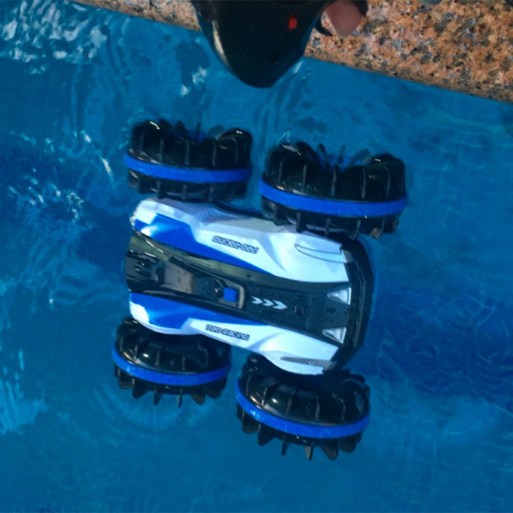 Fernbedienung Amphibien Stunt Auto Wasserdichte Doppelseitige Fahren Auto Wasser Und Land Roboter Auto Für Kinder