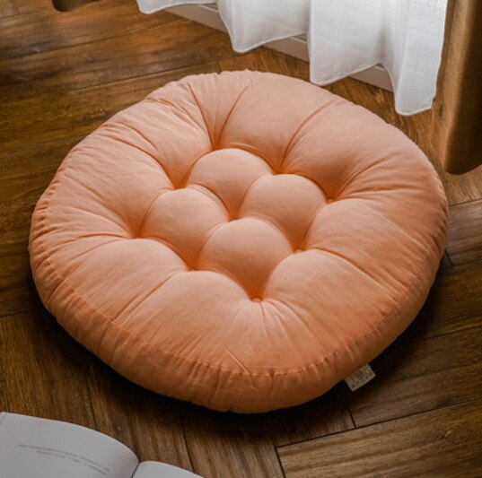 Futon Kussen Stoel Kussen Slaapkamer Erker Kantoor Rieten Stoel Ronde Super Zachte Verdikking Bureaustoel Stoel Kussen: WHITE / 45x45cm