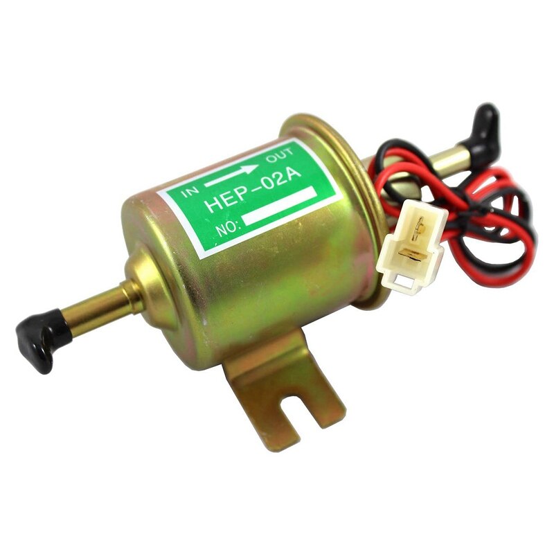 Universal 12V Fuel Pump HEP-02A Electric Gas Low Pressure Crude Oil Pump