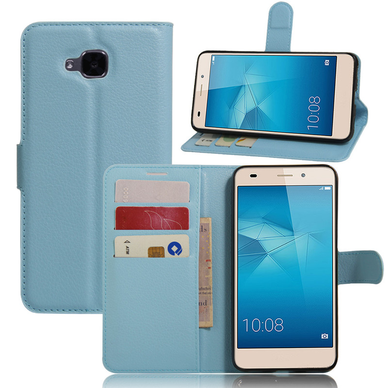 Para Huawei Honor 5C cartera caso cubierta del cuero del tirón PARA EL Huawei Honor 5 C 5C 5,2 TPU Shell Euro teléfono caso las cocas