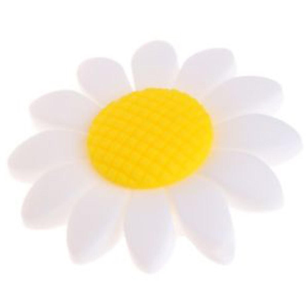 Baby 6 Style Colorful DIY Safety Chewy Silicone Sunflower Beads Pendant Teether Infant Safety Teething Necklace Decoration