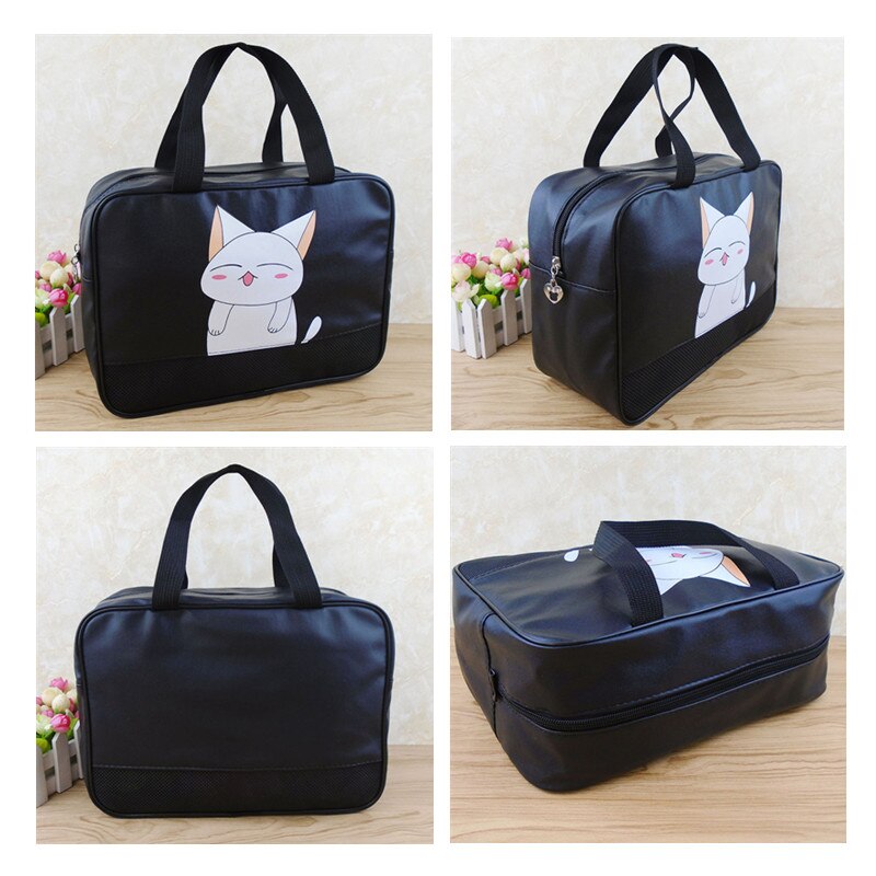 Portabel strandväska i nät resor badväska badväska pooltvättväskor förvaringshandväska för poolen genomskinlig väska för våt strand