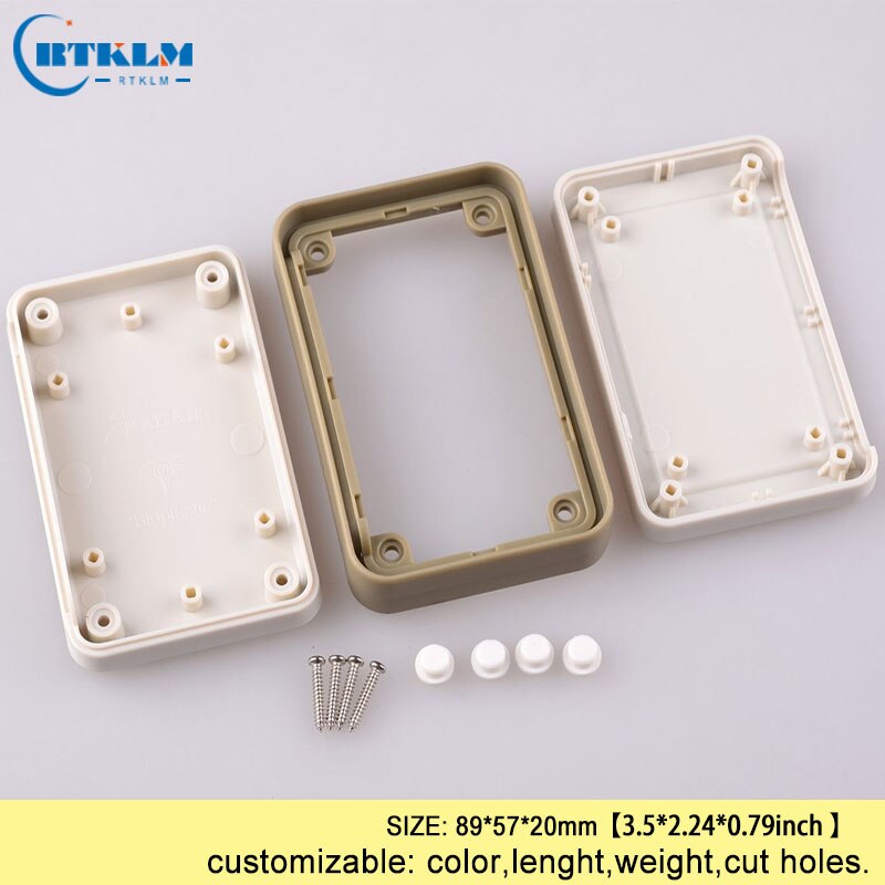 Plastic electronic box handheld plastic enclosure abs diy junction box four colors 89*57*20mm