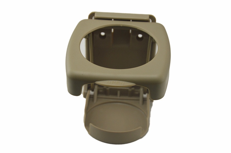 Universal Folding Car Cup Holder, Black Drink Holder, Multifuncional Auto Suprimentos, Car Styling, de alta qualidade: Marrom