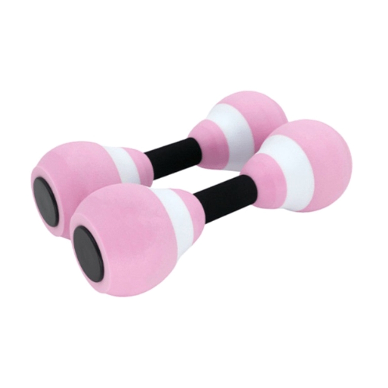 Haltères en mousse EVA 652D, équipement d'aquagym, haltères aquatiques pour le Fitness en piscine: Rose