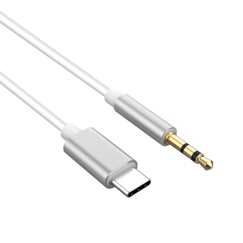 Cable de Audio Usb tipo C a Aux de 3,5mm, adaptador de conector de auriculares, altavoz, para coche, para Samsung S20 Plus, Note 20, S21, Ultra Tab S7: Negro