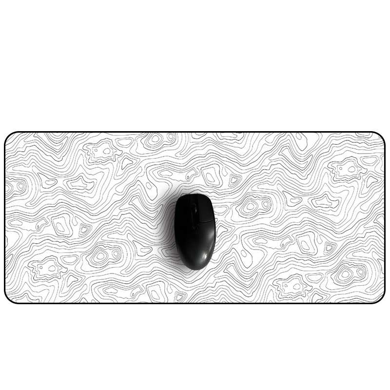 White Black Mouse Pad XXL Deskmat Desk Protector Pad Locking Edge Computer Mat Xxl Mousepad 900x400 Extended rug Office Carpet: black