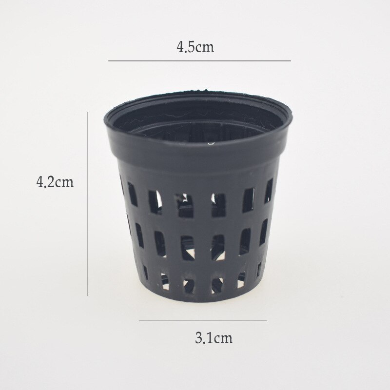 5pcs/lot Fish Tank Plants Planting Basket Plants Cup Packing Plants for Medium Tissue Culture Basin Plastic Plants Basket: Large