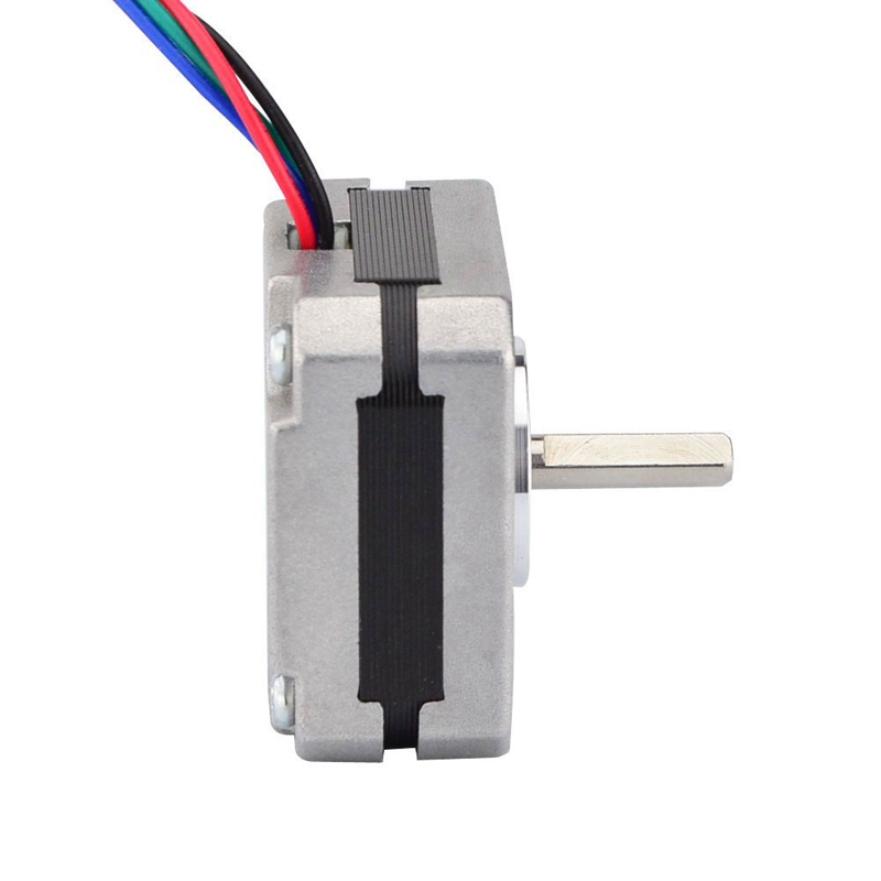 17Hs08-1004S 4-Lead Nema 17 Stepper Motor 20Mm 1A 13Ncm(18.4Oz.In) 42 Motor Nema17 Stepper For Diy 3D Printer Cnc Xyz