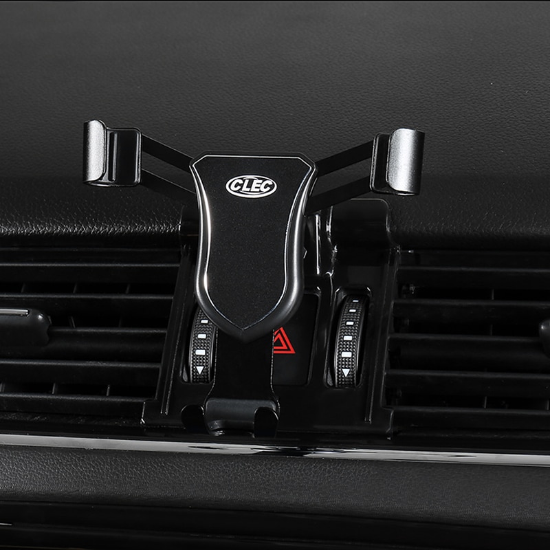 Auton tuuletusaukkokiinnike puhelinteline matkapuhelimen vakaa teline älypuhelimen teline skoda octavia  mk3:lle