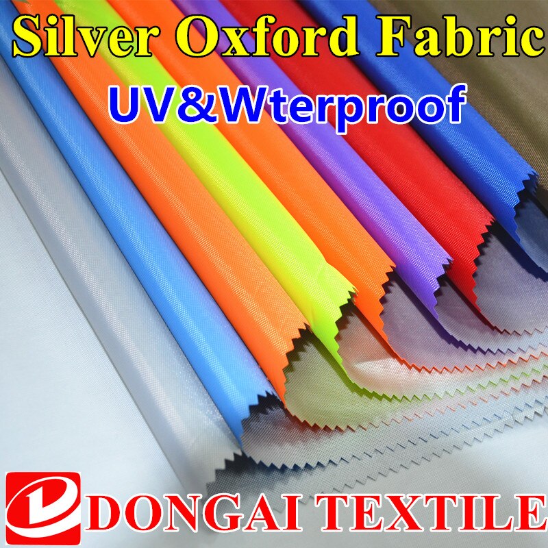 Maat 1*1.5 Meter Breedte 300D Uv Zilver Oxford Waterdichte Stof Voor Zonnescherm, Parasol Oxford Doek