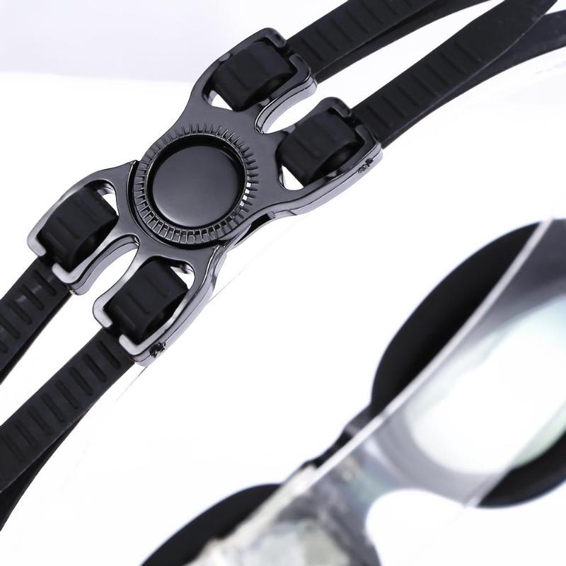 Woman Plating Swimming Goggles Anti-Fog UV Protection Adjustable Waterproof Silicone Glasses Eyewear
