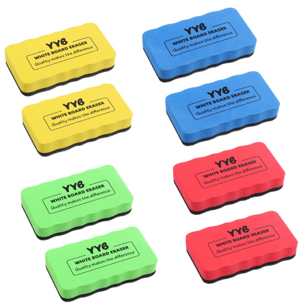 8pcs EVA Magnetic Whiteboard Eraser Leave No Trace... – Grandado