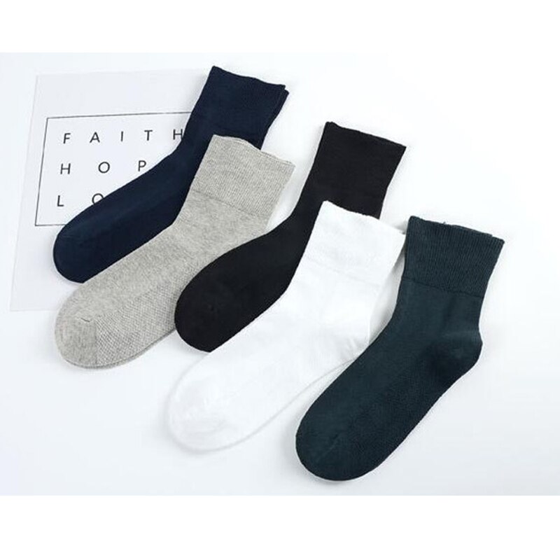 Diabeettiset sukat diabeetikoille hypertensiivisille potilaille ei-sidonta toppi ja saumaton varvas bambu puuvillamateriaali unisex  w0001