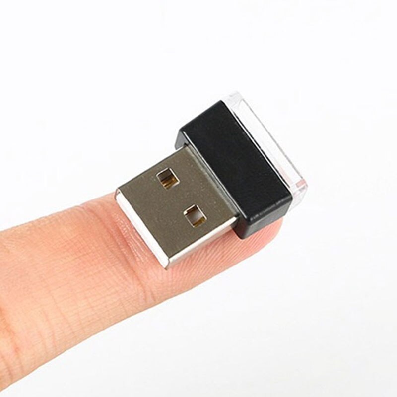 2 stk bil usb lille lys ledet atmosfære lampe modificeret belysning indretning til tesla model 3 x s bil tilbehør