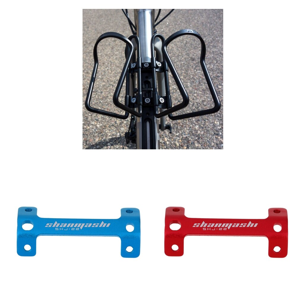 2 stuks fiets bidonhouder frame houder dubbele bidonhouder waterkoker houder expander