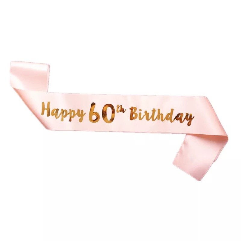 30 Crown Fabulous Satin Ribbon Sash 18st 30th 40th... – Grandado