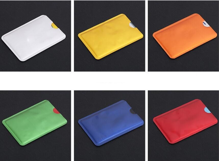 20pcs Anti Scan RFID Sleeve Protector Credit ID Card Foil Holder Anti-Scan Card Sleeve