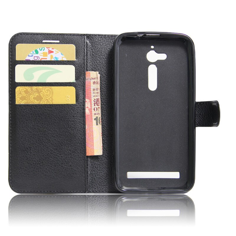 Portemonnee Pu Leather Back Cover Phone Case Voor Asus Zenfone Gaan ZB500KL ZB500KG X00AD X00ADC X00ADA Case 5.0 Inch Flip protectiv Tas