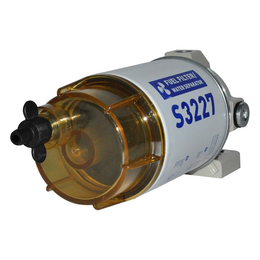 Filtre Séparateur Eau/Carburant Pour Moteur Hors-bord - Référence S3227 (compatible Mercury Etc.) - Filetage 1"-14