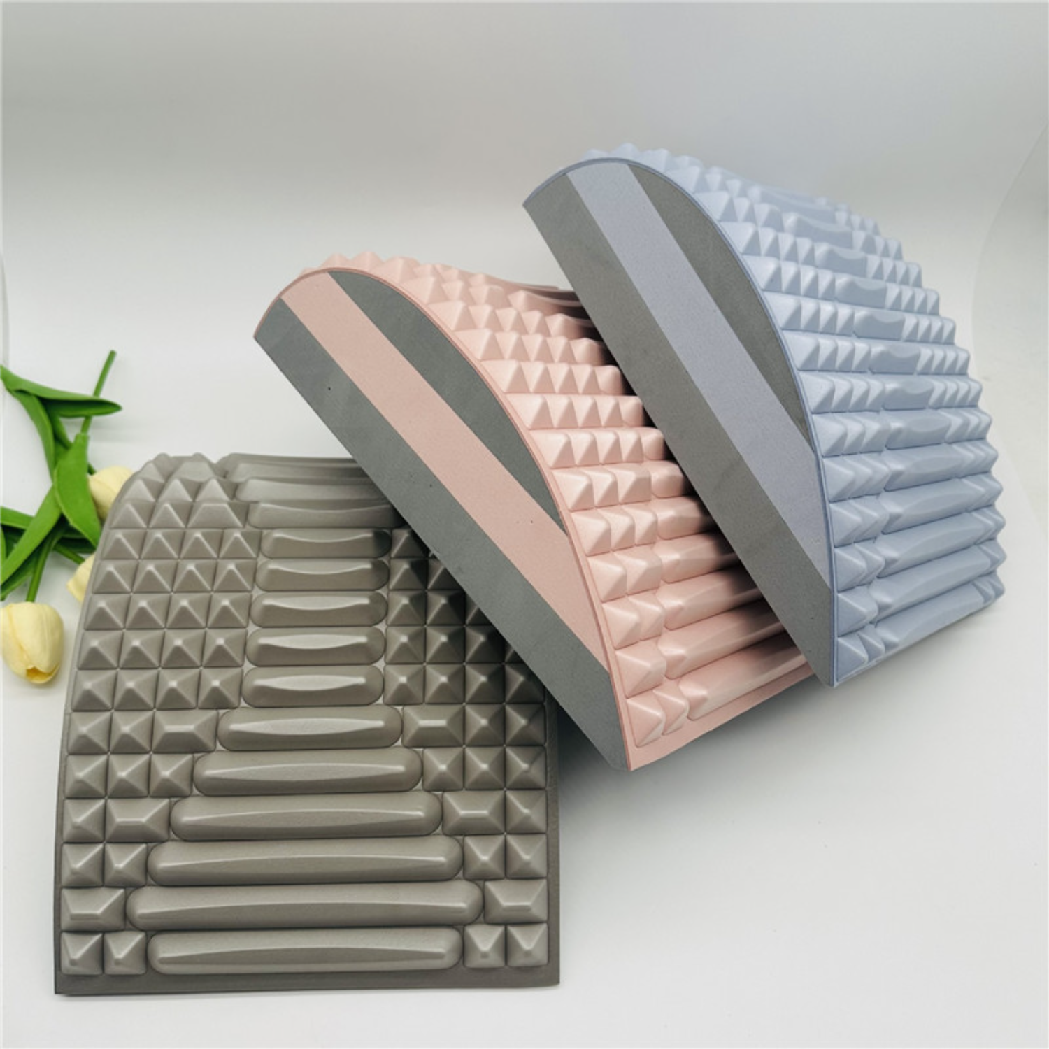 Relaxador Lumbar extensor Lumbar masaje relajación Yoga corrección de columna estiramiento ejercicio de espalda soporte Lumbar auxiliar