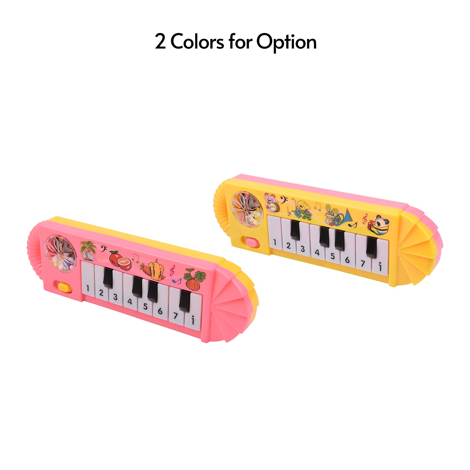 Muslady-Mini Piano Electrónico de 8 teclas para niños, juguete educativo Musical para edades tempranas