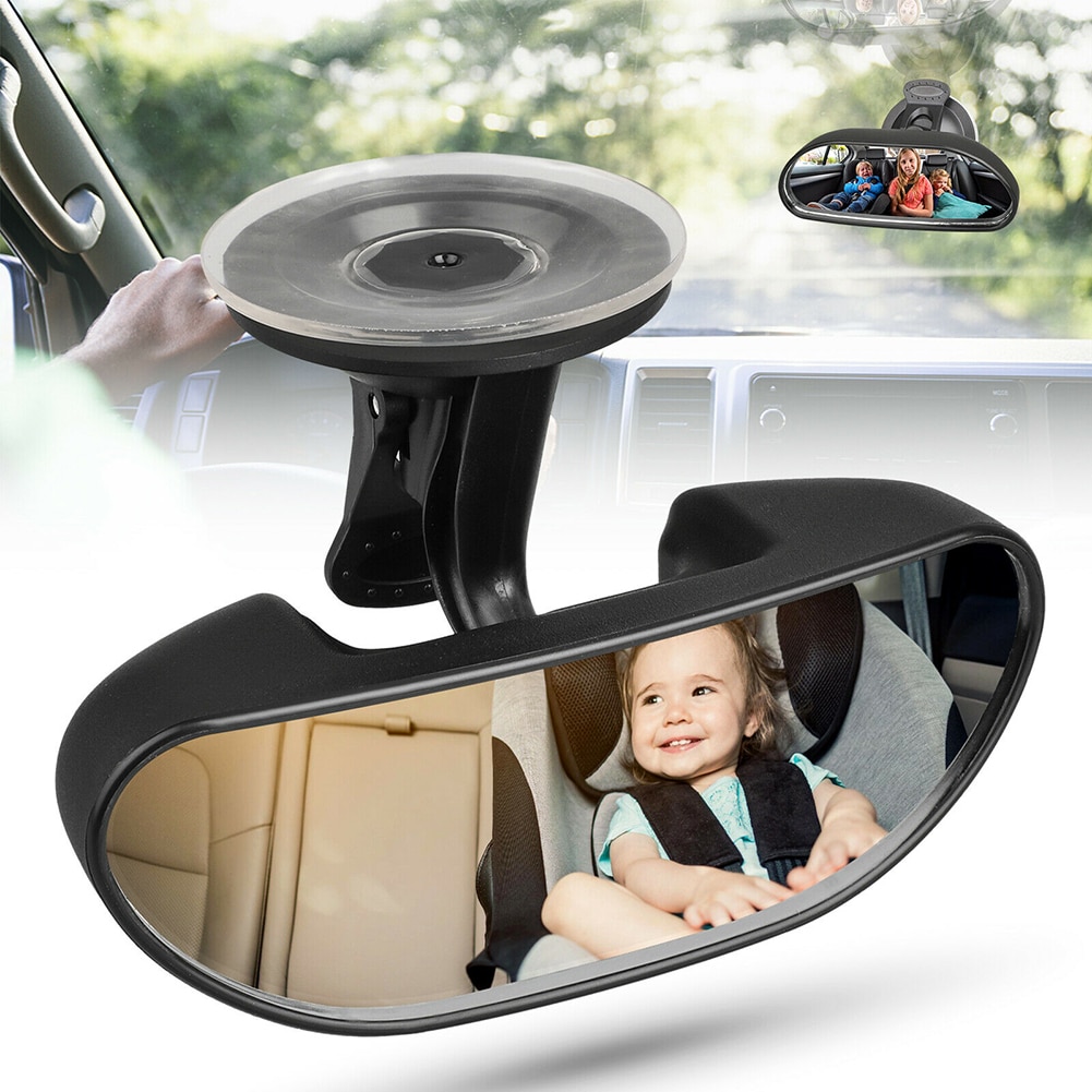 Baby Veiligheid Achteruitkijkspiegel Kind Observatie Spiegel Verstelbare Zuignap Op Voorruit Baby Auto Spiegel