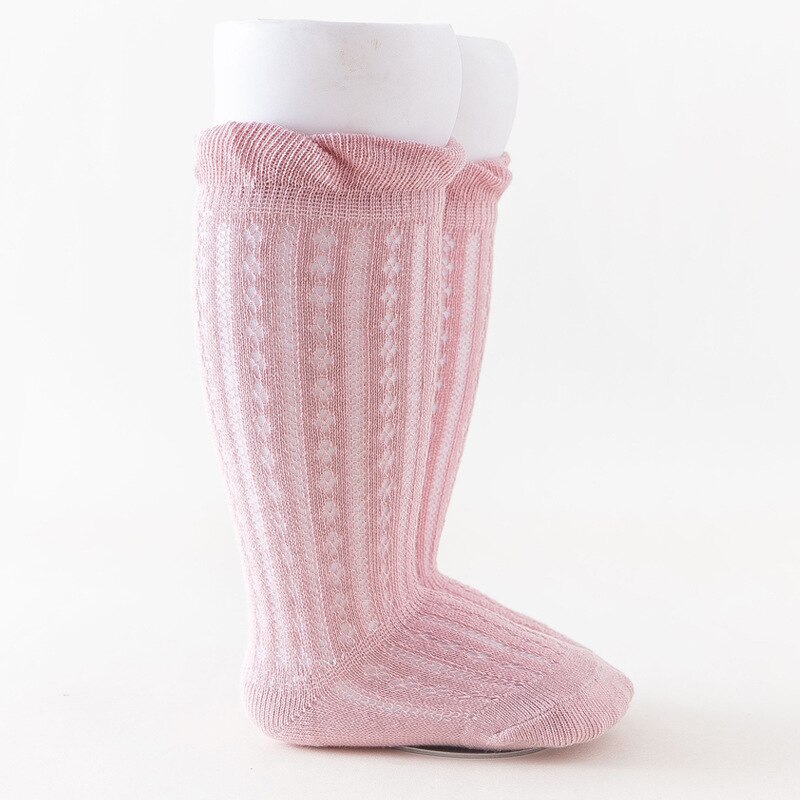Algodão macio do bebê da menina collants verão da criança crianças meia-calça laço flor do bebê collants para recém-nascidos perna mais quente meias 2 par/lote: D / M (1 To 2Years)