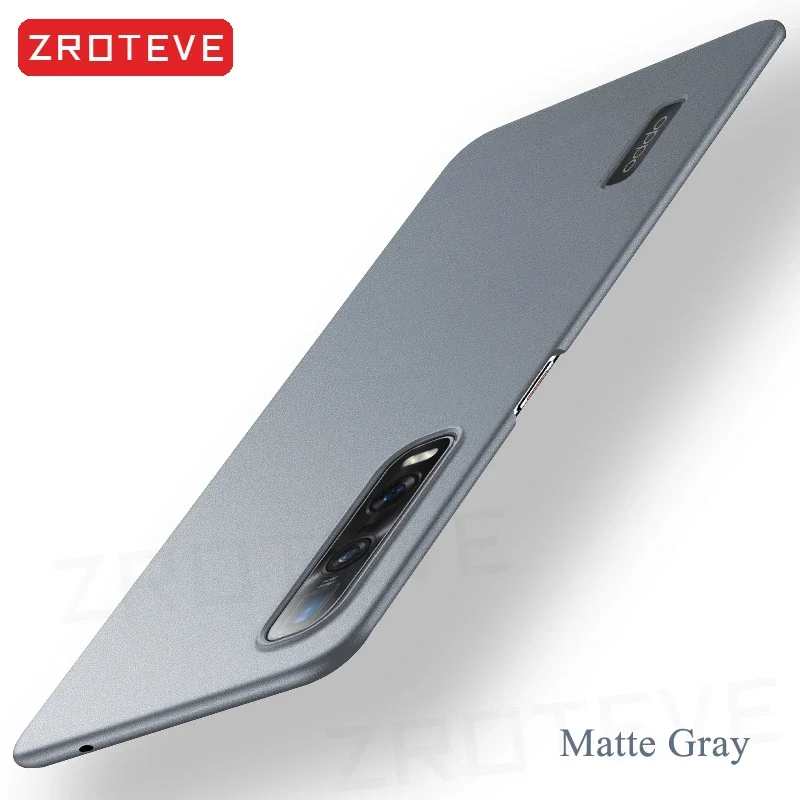 For Find X2 Pro Case ZROTEVE Slim Matte Hard PC Cover For Oppo Find X5 Pro X3 Neo FindX2 FindX3 Lite FindX5 Global Phone Cases: Plastic / light green