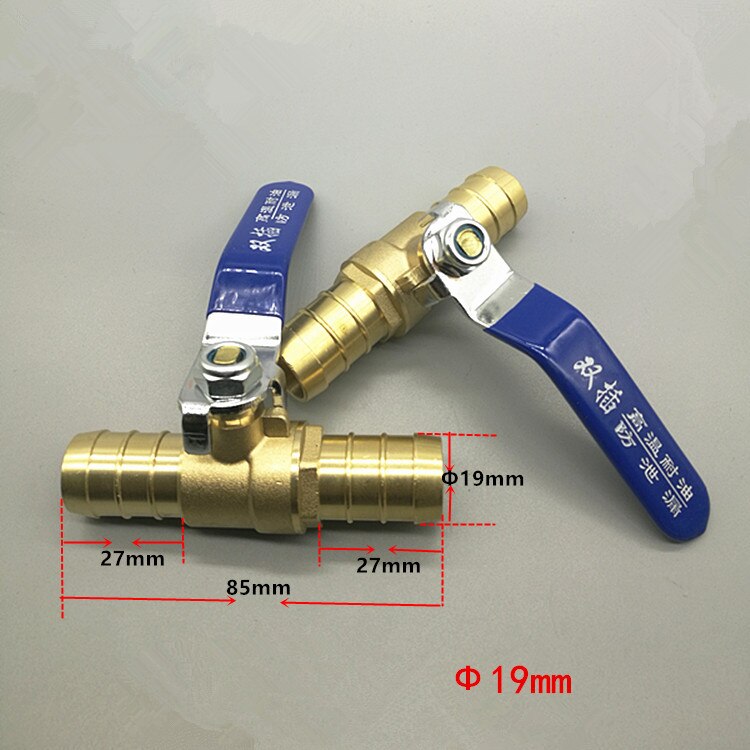 6mm-19mm Pneumatische Anschluss Schlauch Widerhaken Durcheinander Wasser Öl Luft Gas Kraftstoff Linie Abschaltung Ball Ventil Rohr armaturen Pneumatische Rohr Schalter