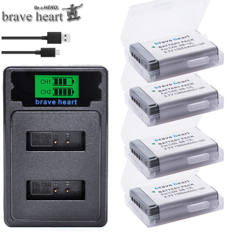 2x NB-13L NB 13L NB13L Batterie Pour Canon G7X G9X G5X G7X Mark II G9X Mark II SX620 HS SX720 HS