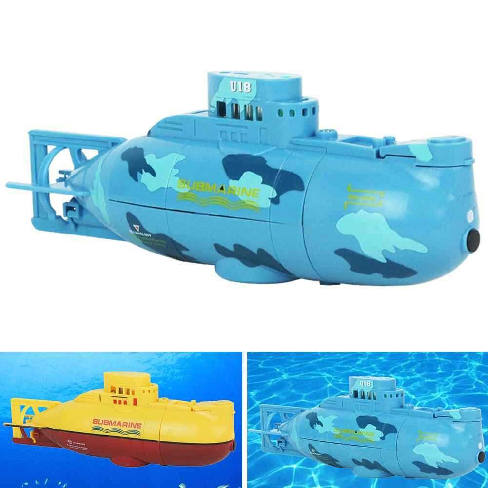 RC Submarine Outdoor Toys Remote Control Toys Kids Mini Submarine Speedboat Model High Powered 3.7V Large Model