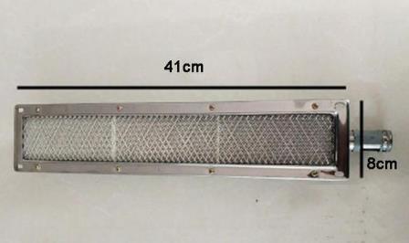 oben Grill BBQ infrarot keramik brenner edelstahl keramik Gas brenner alumunium platte infrarot brenner mit düse: 41x8cm